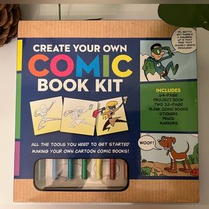 New In Box- Create your own comic book kit.